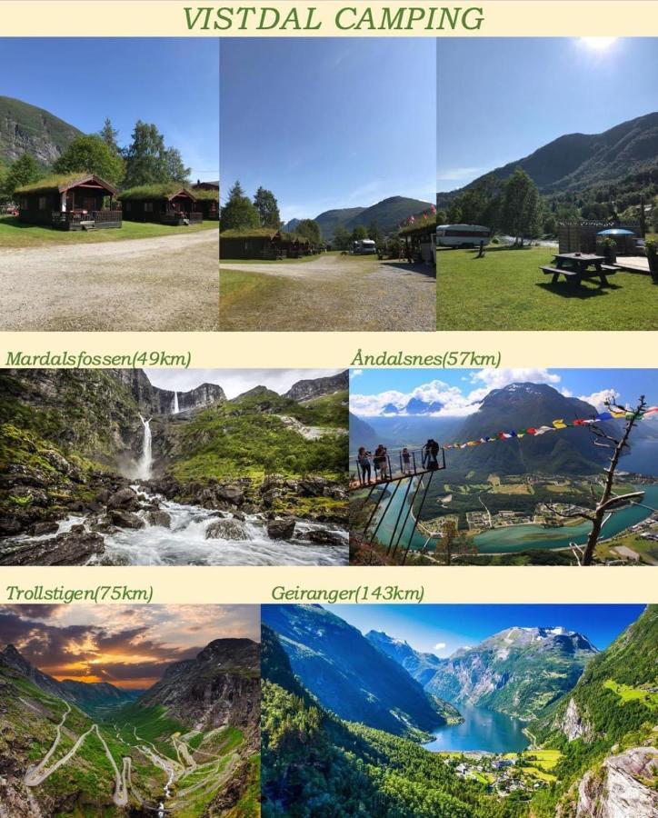 Vistdal Camping Myklebostad  Ngoại thất bức ảnh